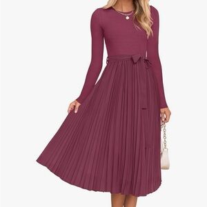 Long sleeve midi dress
